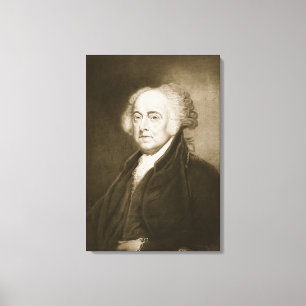 Impressão Em Tela John Adams, ?a Presidente dos Estados Unidos de
