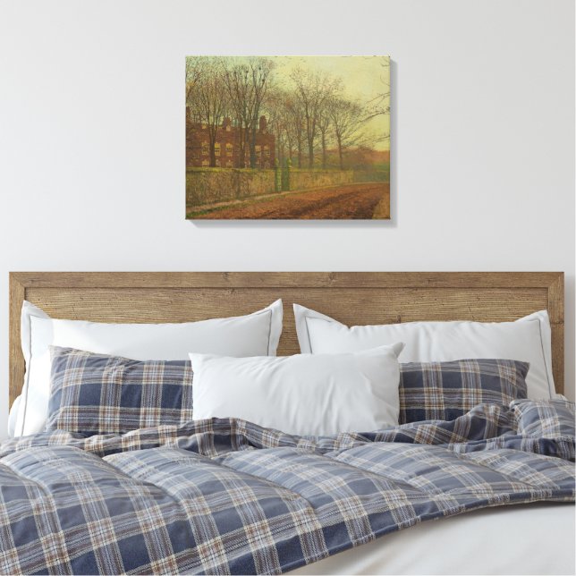 Impressão Em Tela John Atkinson Grimshaw - A Rookery (Insitu(Quarto))