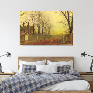 Impressão Em Tela John Atkinson Grimshaw - Glória de Outono 