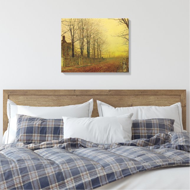 Impressão Em Tela John Atkinson Grimshaw - Glória de Outono  (Insitu(Quarto))