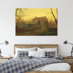 Impressão Em Tela John Atkinson Grimshaw - Manhã de Outono