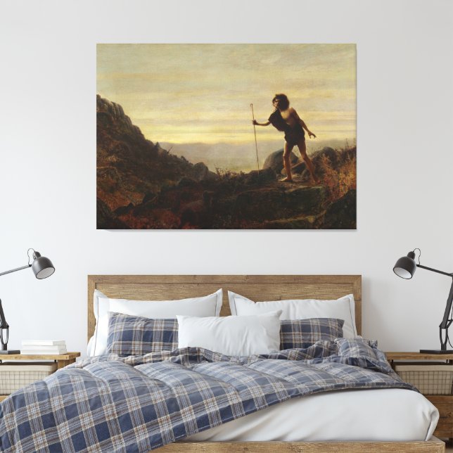 Impressão Em Tela John Atkinson Grimshaw - The Parable of the Lost  (Insitu(Quarto))