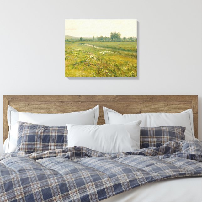 Impressão Em Tela John Atkinson Grimshaw - Uma Extensa Terra de Prad (Insitu(Quarto))
