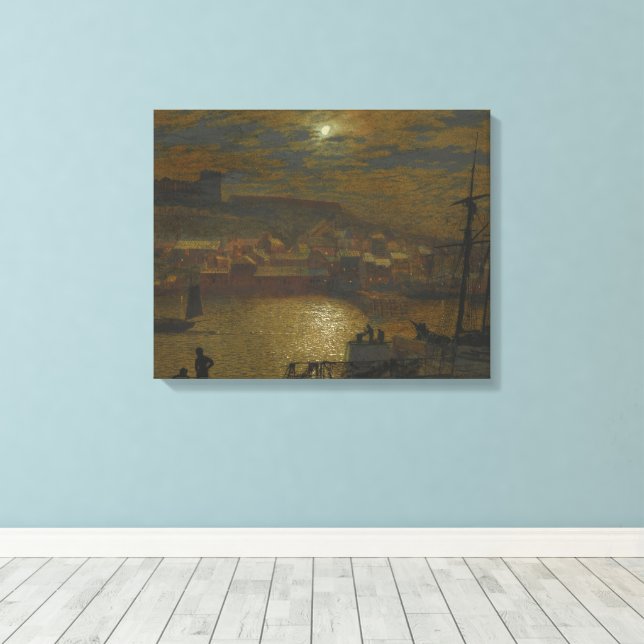 Impressão Em Tela John Atkinson Grimshaw - Whitby a partir de Scotch (Insitu(piso de madeira))