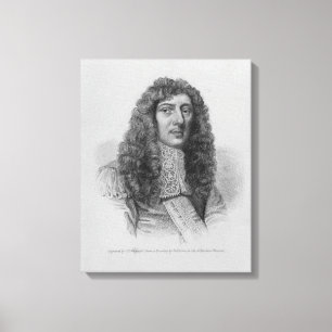 Impressão Em Tela John Aubrey, gravado por Charles Eden Wagstaff