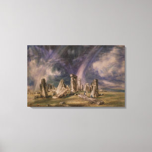 Impressão Em Tela John Constable   Stonehenge, 1835