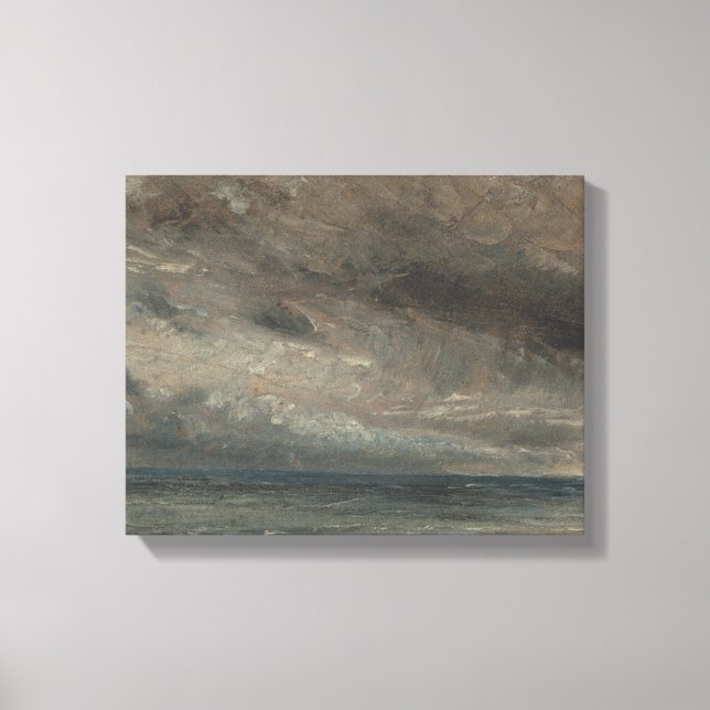 Impressão Em Tela John Constable - Stormy Sea, Brighton (Frente)