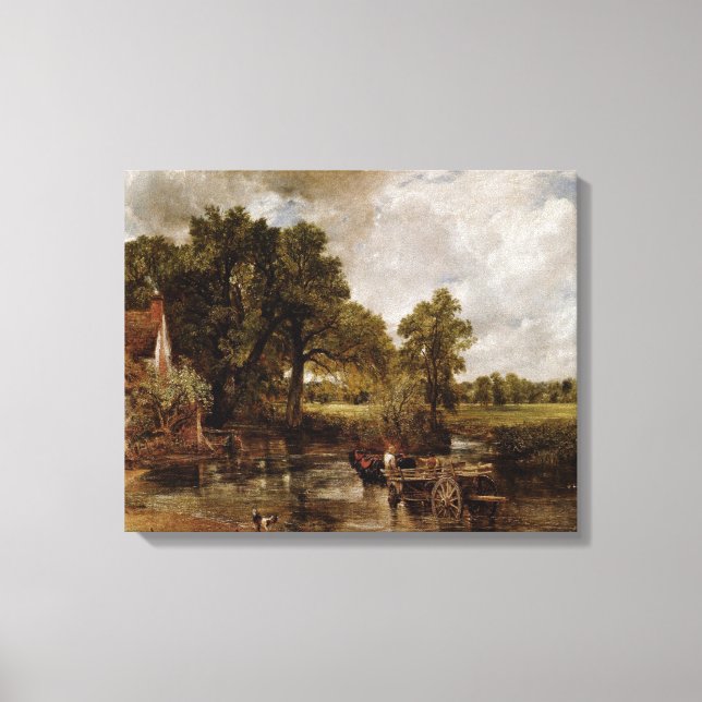 Impressão Em Tela John Constable - The Hay Wain (Frente)