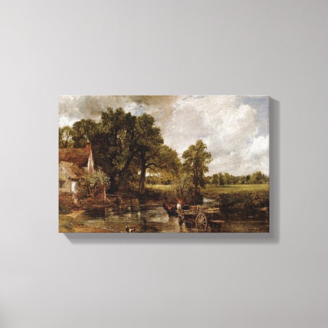 Impressão Em Tela John Constable - The Hay Wain (Frente)