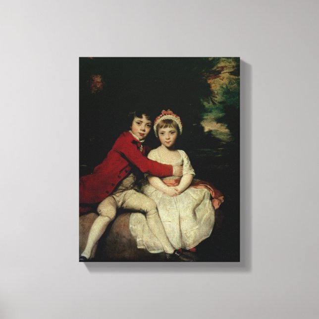 Impressão Em Tela John Parker e sua irmã Theresa, 1779 (Frente)