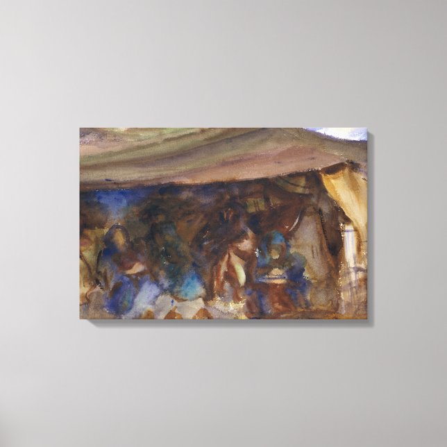 Impressão Em Tela John Singer Sargent - Bedouin Tent (Frente)