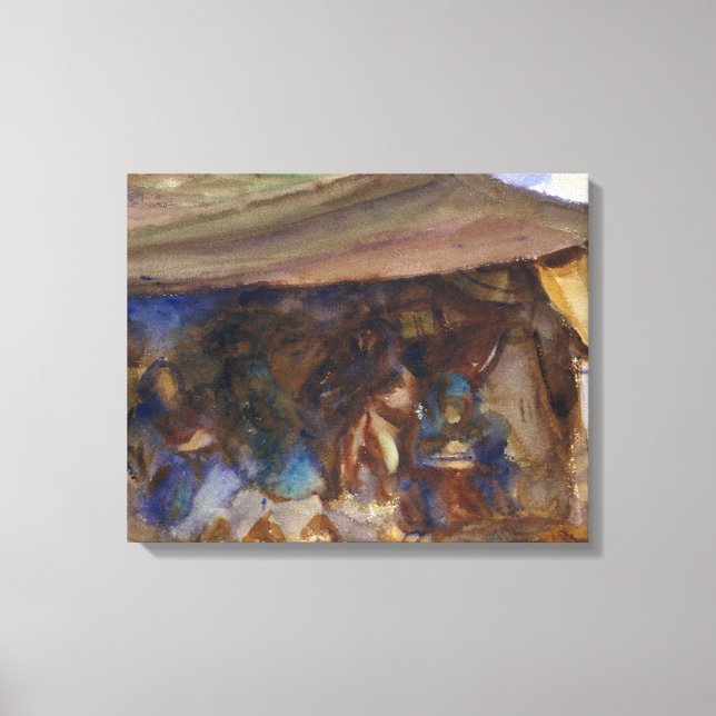 Impressão Em Tela John Singer Sargent - Bedouin Tent (Frente)