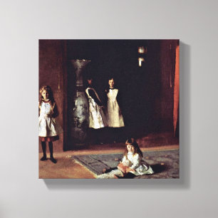 Impressão Em Tela John Singer Sargent - filhas de Boit