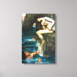 Impressão Em Tela John William Waterhouse The Siren