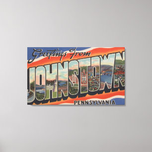 Impressão Em Tela Johnstown, Pensilvânia - grandes cenas 2 da letra
