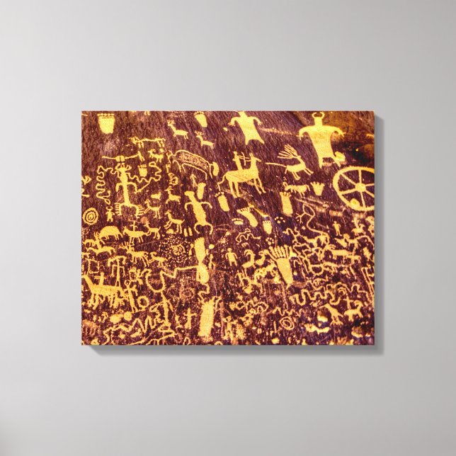 Impressão Em Tela Jornal Rock American Indian Utah (Frente)