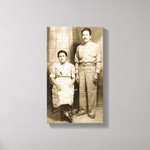 Impressão Em Tela Jose & Maria Guerrero