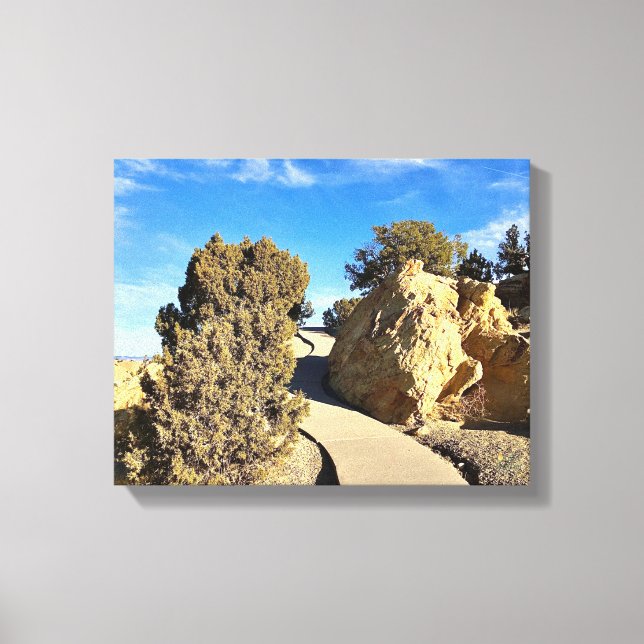 Impressão Em Tela Journey Beyond the Bend  (Frente)