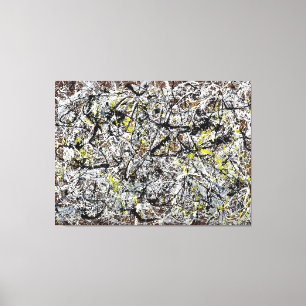 IMPRESSÃO EM TELA JP. - MURAL ON INDIAN RED GROUND - 1950 -