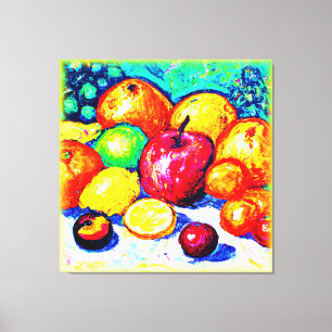 Impressão Em Tela Juicy Delights Frutas. Comprar Agora