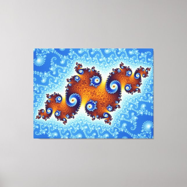 Impressão Em Tela Julia Island Mandelbrot Set (Frente)