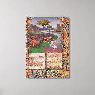 Impressão Em Tela Júlio César Atravessando o Rubicão, c.1470