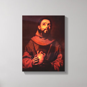 Impressão Em Tela Jusepe de Ribera - St Francis de Assisi
