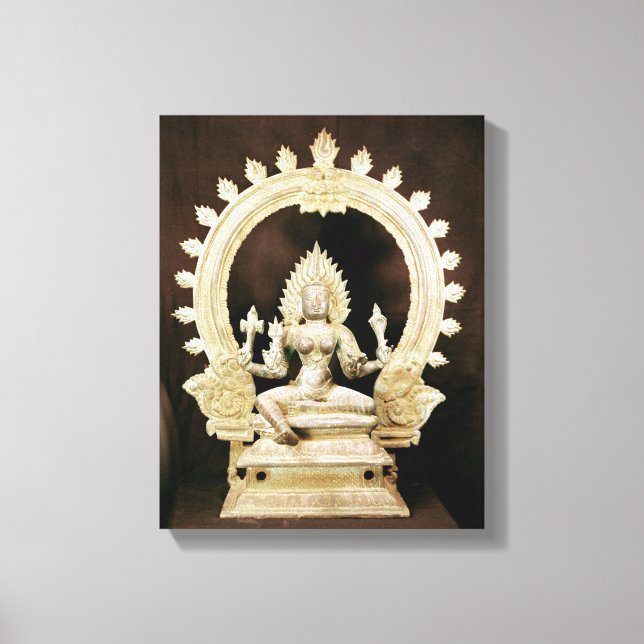 Impressão Em Tela Kali, de Vijayanagar (Frente)