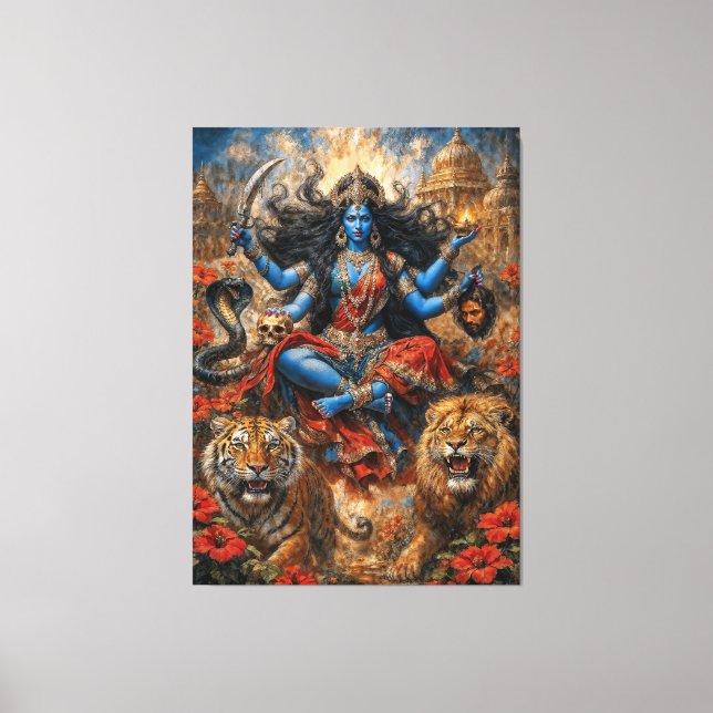 Impressão Em Tela Kali Garden (Frente)