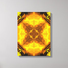 Impressão Em Tela Kaliverse Kaleidoscópio Fractal #01