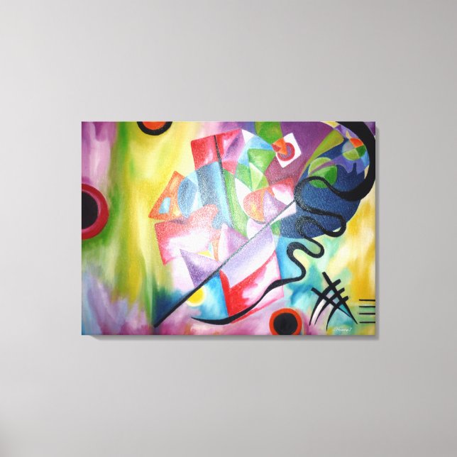 Impressão Em Tela Kandinsky (Frente)