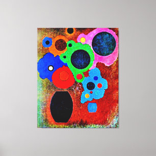 Impressão Em Tela Kandinsky - Aumento Preto
