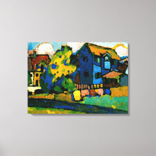 Impressão Em Tela Kandinsky - Blaues Haus Klein
