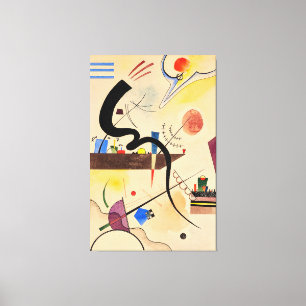 Impressão Em Tela KANDINSKY - CALM BEND - 1924 - Bauhaus -