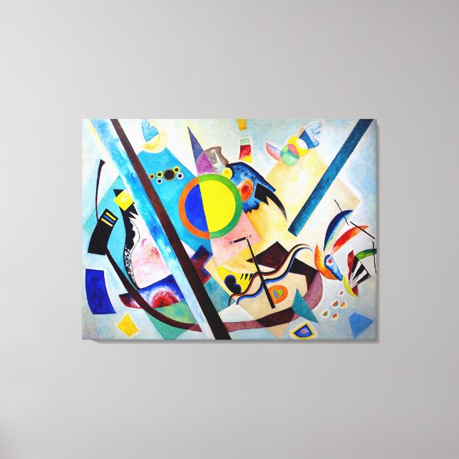 Impressão Em Tela KANDINSKY - CÍRCULO MULTICOR - 1921 - Bauhaus - (Frente)