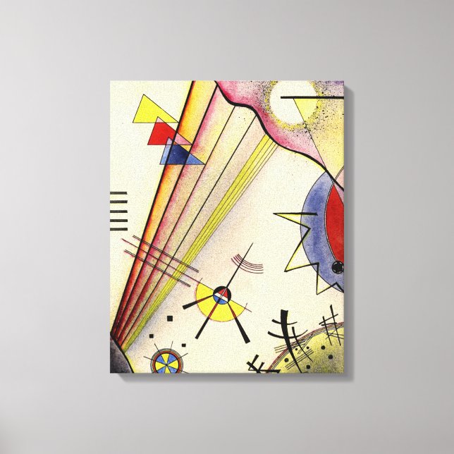 Impressão Em Tela Kandinsky - Conexão Clara (Frente)