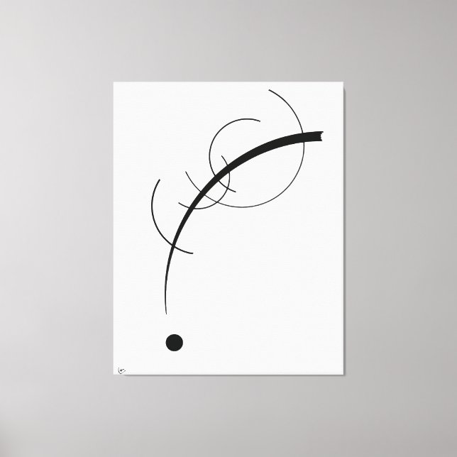 IMPRESSÃO EM TELA KANDINSKY - CURVA GRATUITA AO PONTO - 1925 - (Frente)