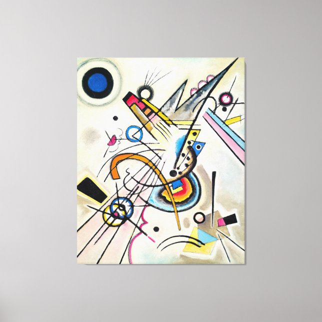Impressão Em Tela KANDINSKY - DIAGONAL - 1923 - Bauhaus - (Frente)