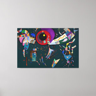 IMPRESSÃO EM TELA KANDINSKY - EM TORNO DO CÍRCULO - 1940 -