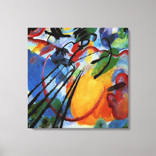 Impressão Em Tela Kandinsky - Improvisação 26, Remando, (Frente)