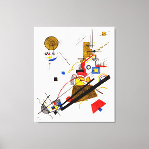 Impressão Em Tela KANDINSKY - JOYOUS ASCENT - 1923 - Bauhaus -