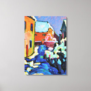 Impressão Em Tela Kandinsky - Kochel, Graveyard e Reitoria