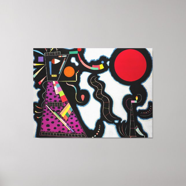 Impressão Em Tela KANDINSKY - O CÍRCULO VERMELHO (Le Rond Rouge) - 1 (Frente)