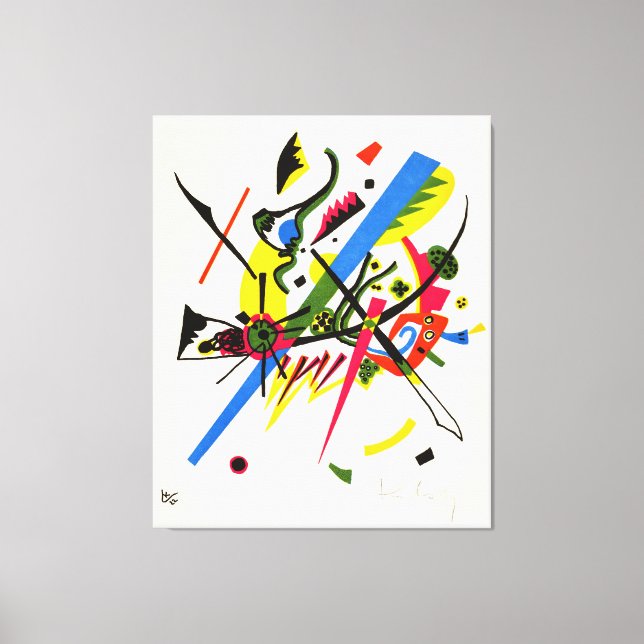 Impressão Em Tela KANDINSKY - PEQUENOS MUNDOS I - 1922 - Bauhaus - (Frente)