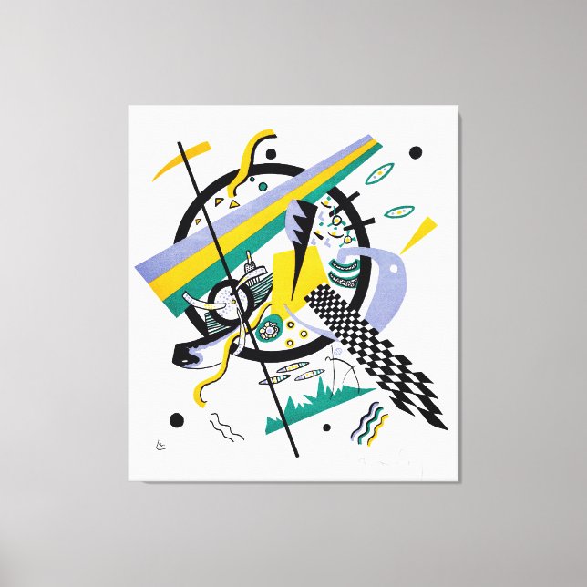 Impressão Em Tela KANDINSKY - PEQUENOS MUNDOS IV - 1922 - Bauhaus - (Frente)