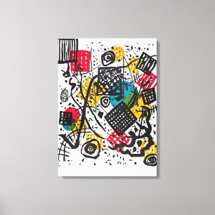 Impressão Em Tela Kandinsky - Pequenos mundos V, abstrato