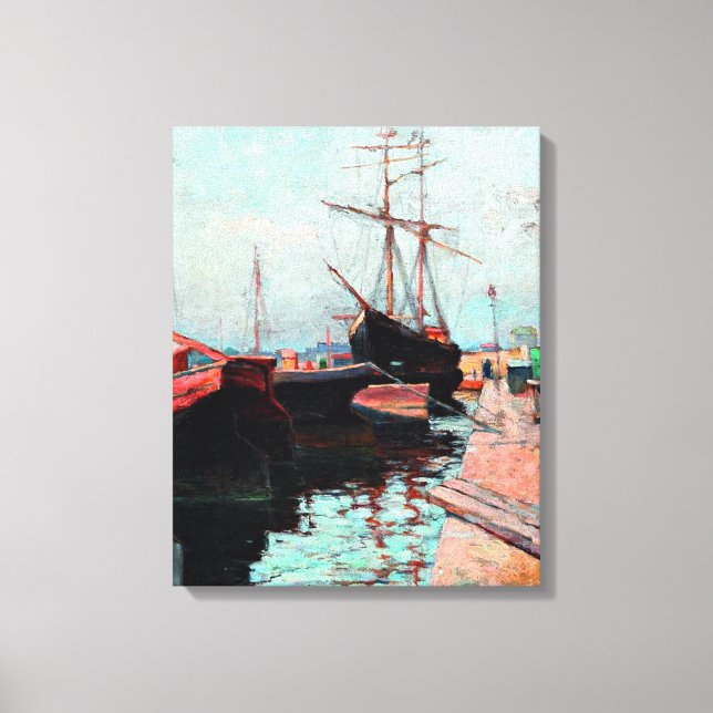 Impressão Em Tela Kandinsky - Porto de Odessa (Frente)