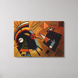 Impressão Em Tela Kandinsky - Preto e Violeta