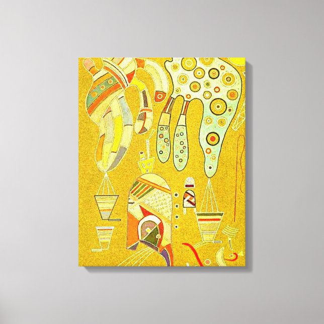 Impressão Em Tela Kandinsky - Sem título, trabalho de arte de 1941 (Frente)