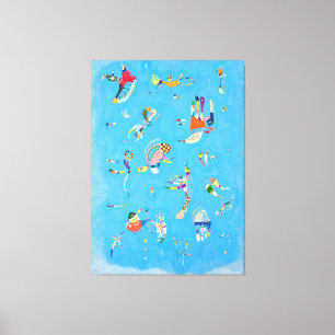 Impressão Em Tela KANDINSKY - SKY BLUE (Bleu de Ciel) - 1940 -